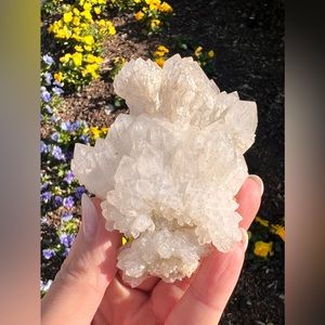Rare Quartz Flower from Gobobseb Mountains